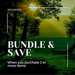 Bundle and Save on 3 items or more.